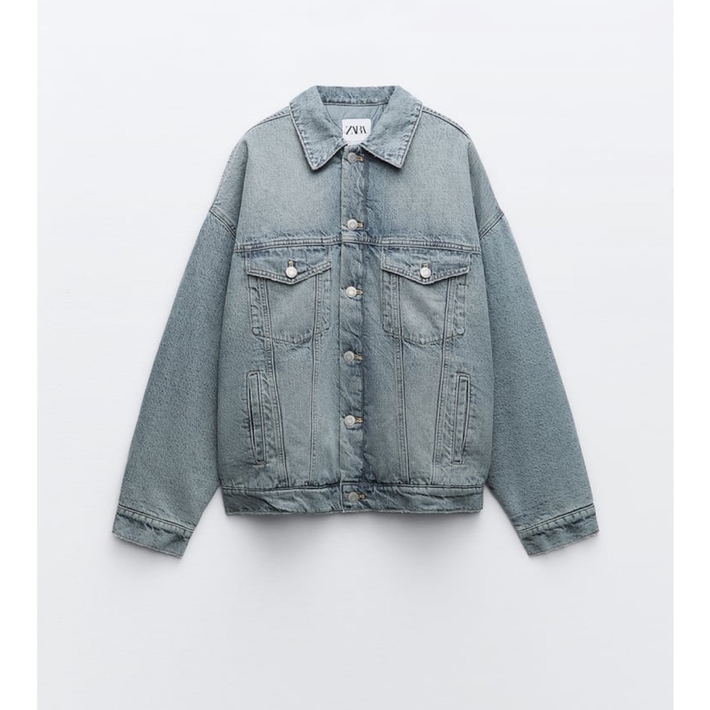 TRF QUILTED DENIM JACKET Size: M-L